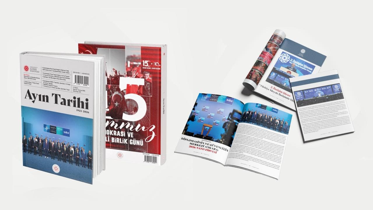 İletişim Başkanlığının Ayın Tarihi dergisinde temmuz gündemi